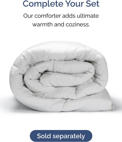 Skiennix Extra Deep Full Sheet Set - 6 Piece Breathable Cooling Bedding - Soft Wrinkle-Free Light Sage