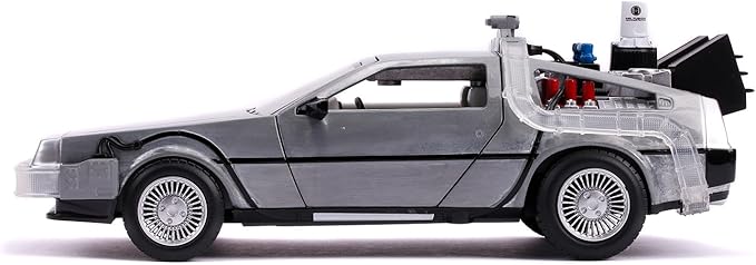 Jada - DLorean Back to The Future Collecting Vehicle Doors Open Glider Mode 1:24 Scale (253255021)