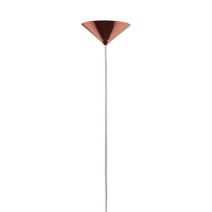 Zuo Forecast Ceiling Lamp, Alloy Steel, 131in x 14in x 13in, Rose Gold, Model 50174