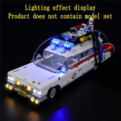 LED Light Kit Compatible with Lego 10274 Ghostbusters ECTO-1 (Ver.2020) - Lighting Set for Creator Building Model (Model Set Not Included)