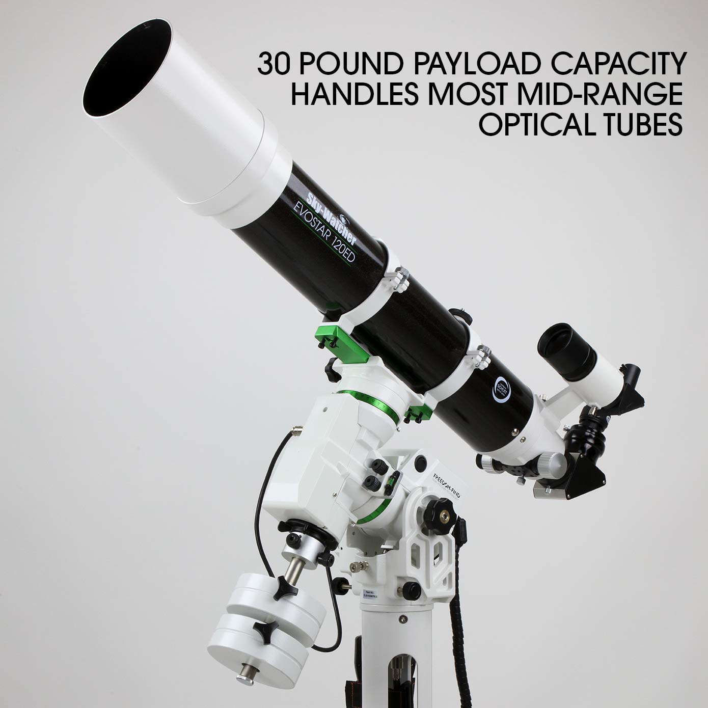 Sky-Watcher AZ-EQ5 – Fully Computerized GoTo German Equatorial, Alt-AZ Telescope Mount, and dual-OTA telescope – Computerized Hand Controller with 42,900+ Object Database