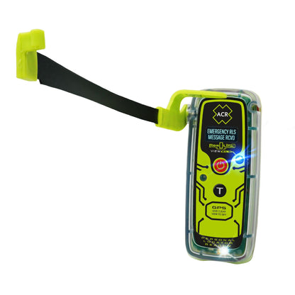 ACR ResQLink View RLS - SOS Personal Locator Beacon - Digital Display, Return Link Service, GPS Global Coverage to Alert Search and Rescue - Outdoor Emergency, Ideal for Hiking Hunting Boating Fishing