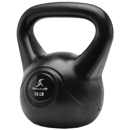 ProsourceFit Vinyl Plastic Kettlebell from 10, 15, 20, 25, 30 and 35 lbs