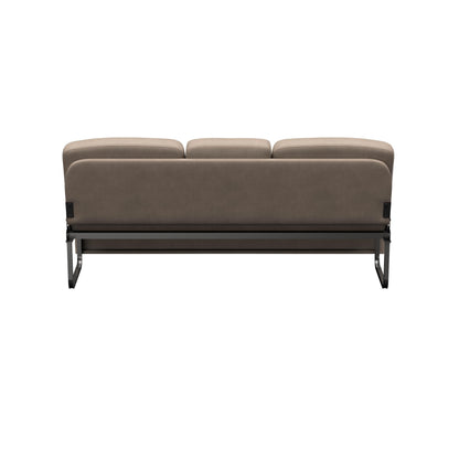 Thomas Payne Signature 72" Driftwood RV Jackknife Sleeper Sofa with Matching Kickboard, Easy Transition, High-Density Foam Cushioning, Fold-Down Center, Dual Cupholders - 2024044413