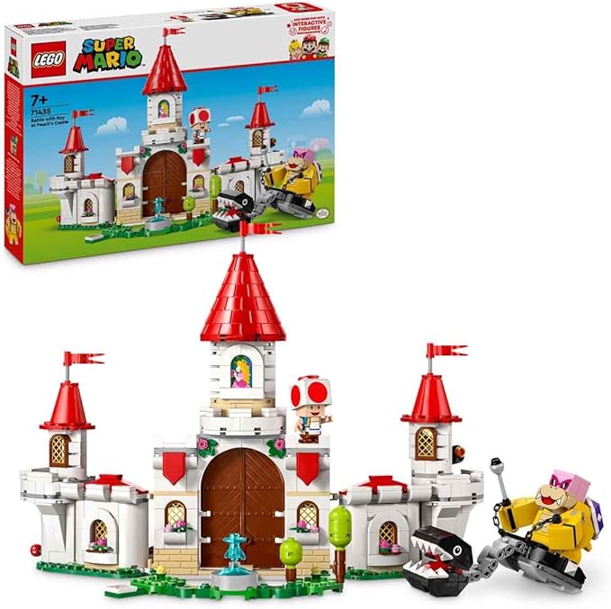 LEGO 71435 Super Mario Showdown mit Roy im Pilz-Palast 3 Spielzeugfiguren