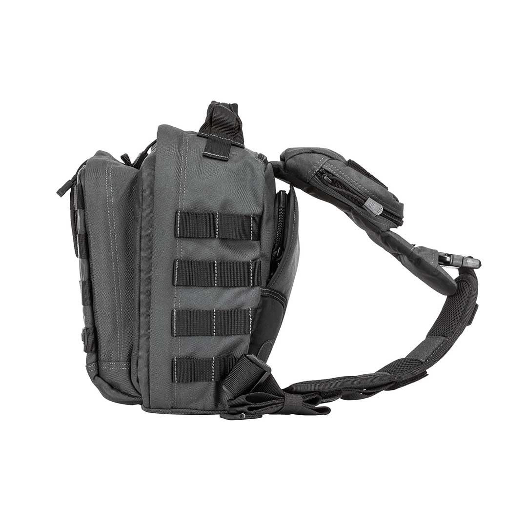 5.11 Tactical Sling Bag Pack MOAB 6, Shoulder Crossbody Military Bag, 11L, Double Tap, Style 56963ABR
