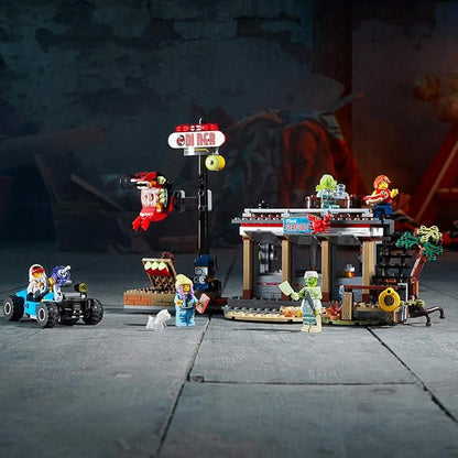LEGO Hidden Side Shrimp Shack Attack 70422 Augmented Reality (AR) Building Set with Ghost Minifigures and Toy Car for Ghost Hunting Tech Toy for Boys and Girls (579 Pieces)