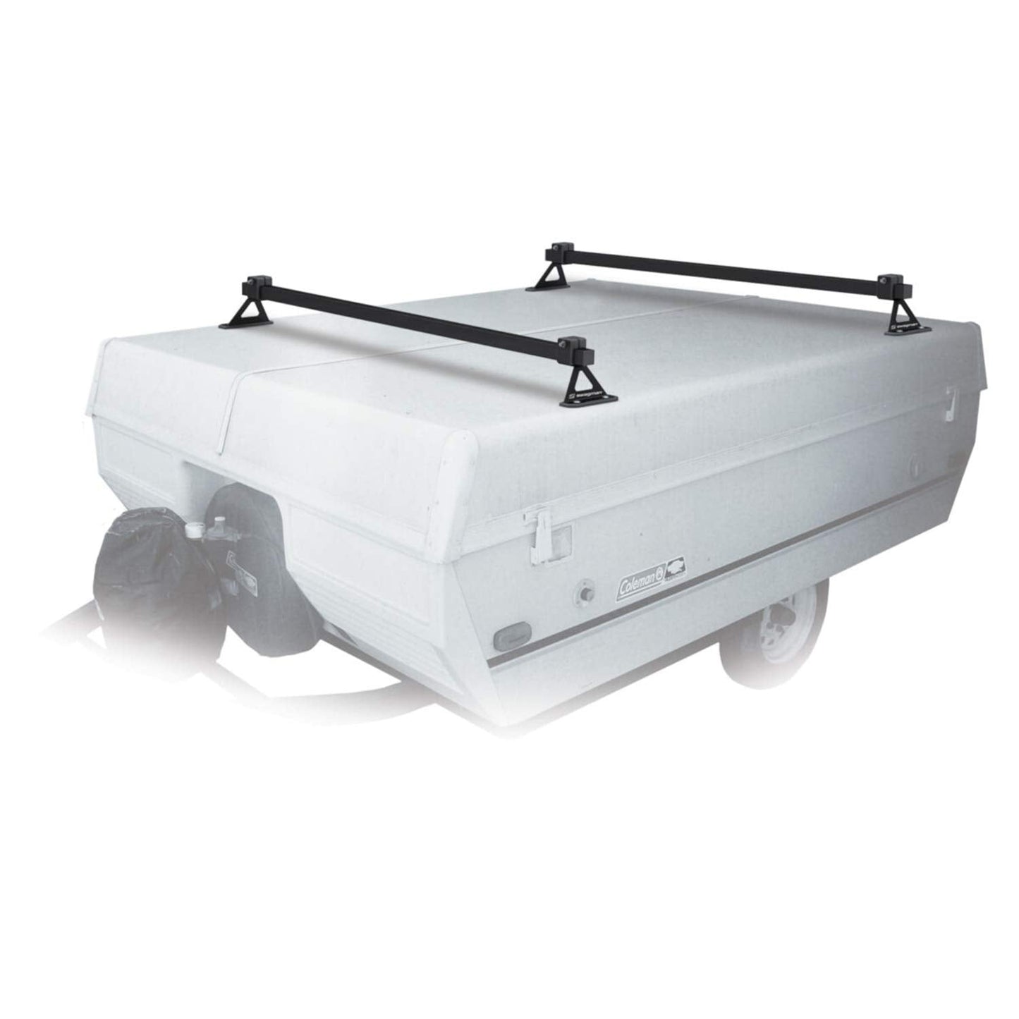 Swagman Roamer Cross Bars for Pop-Up Trailer, Tent Trailer – Adjustable Roof Rack System for Bikes, Kayaks and Cargo