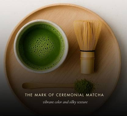 Nippon Matcha | Organic Premium Ceremonial Grade Japanese Matcha Green Tea Powder - First Harvest from Uji, Kyoto - USDA Certified, Smooth & Vibrant (100g/3.53oz)