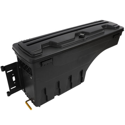 SCITOO Truck Bed Tool Box for Toyota Tacoma 2005-2021 Left Driver Side,Multi-Compartment Dividers Organized Storage,Heavy Duty & No-Drill Installation
