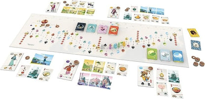Stonemaier Games: Tokaido (Base Game) by Antoine Bauza | A Zen Strategy Board Game About Traveling in Japan for Adults and Family | Journey and Exploration from Kyoto to Edo | 1-5 Players 45 Mins