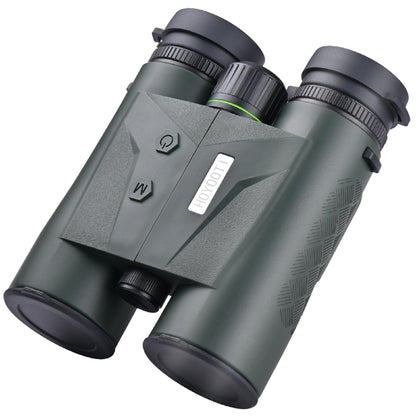 HOYOOTI 10X42 Rangefinder Binoculars with BAK4 Prism Compact Laser Rangefing Angle Scan Distance Long Range High Accuracy Waterpoof Fogproof (Green, 2000YD)