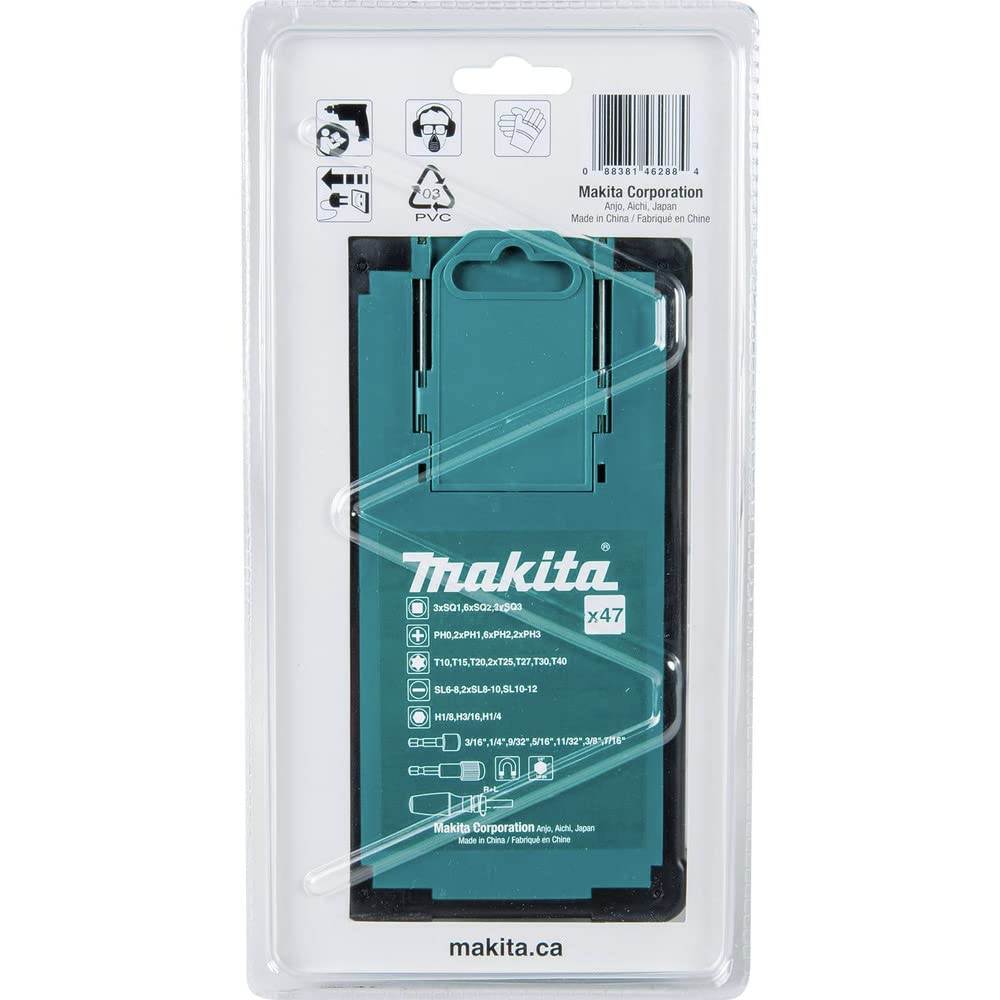 Makita B-50289 47 Pc. Ratchet and Bit Set