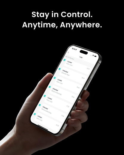 Smart Lock Ultra with Keypad,Fingerprint Door Lock, App Remote Control, Built-in WiFi Keypad Deadbolt, Auto Unlock, Waterproof&Easy Install, Supports Alexa and Google