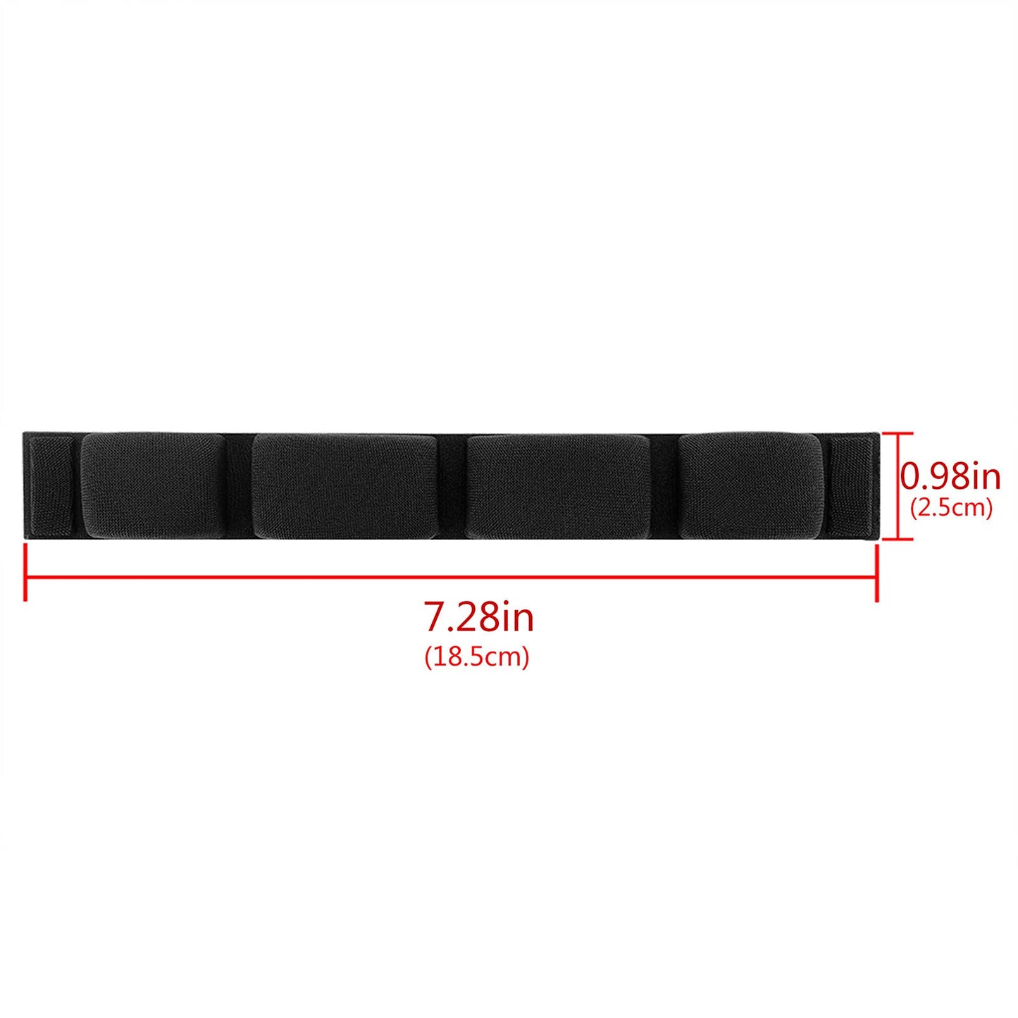 Geekria Mesh Fabric Headband Pad Compatible with Sennheiser HD600, HD580, HD650, HD660S Headphones, Replacement Band, Headset Head Top Cushion Cover Repair Part (Black)