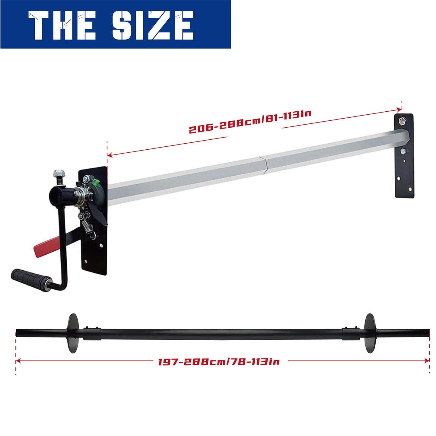 Heavy-Duty Dump Truck Tarp Kit, with Rear Anti-Sail Bow Set(with Tarp) (6'6" x18'Tarp (DTR KIT))