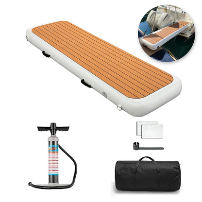 AIRMAT FACTORY Inflatable Gangway for Boats and Yachts, Durable, Quick - Inflating, Non-Slip Surface, Portable Inflatable Floating Dock Ramp, Easy Setup for Marine Use