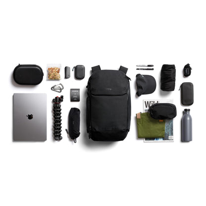 Bellroy Venture Ready Pack (20 liter backpack with laptop sleeve, for travel, commuting and urban adventuring) - Black
