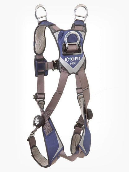 3M 1113067 DBI-SALA ExoFit X300 Rescue Safety Harness, Retrieval Rescue Fall Protection, OSHA, ANSI, Aluminum Back and Shoulder D-Rings, Auto-Locking Quick Connect Leg and Chest Buckles, Large
