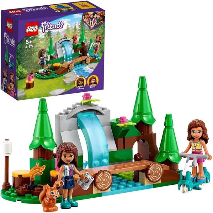 LEGO Friends Forest Waterfall Camping Adventure Set