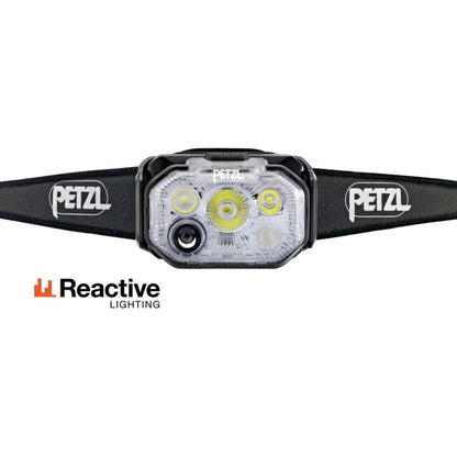 PETZL Swift RL Classic Headlamp - Lightweight & Rechargeable 1200 Lumen Headlamp - Black