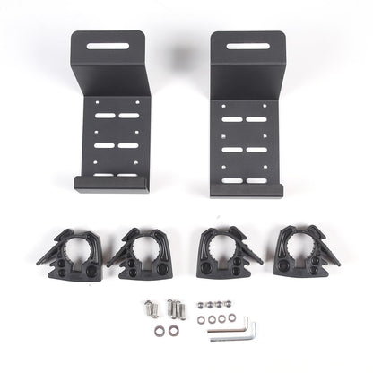 Aunginsy Bed Rail Mount Brackets Compatible with Ford Maverick 2022-2024 2025 Truck Bed Rail Track System Bed Rail Modular Accessory Mount for Shovels, Recovery Boards, Fuel Cans & Other Accessories
