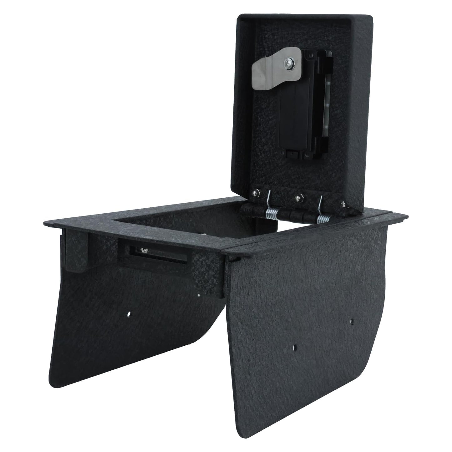 TUOJUE Center Console Safe, Gun Safe Vault Lock Box Compatible with Jeep Grand Cherokee without CD Player 2011-2022, Fingerprint Lock with Key.
