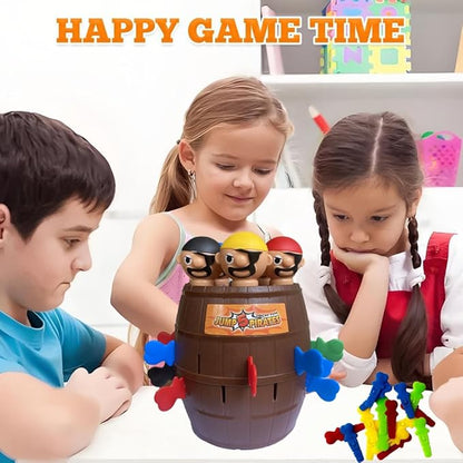 Oversized Pirate Board Game-with 5 Colorful Pirate Figures Fun and Tricky Surprise Toys for Kids Ages 3+ Girls and Boys Toys - 2-4 Players