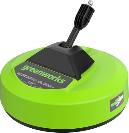 Greenworks 12-Inch Surface Cleaner - Efficient Pressure Washer Attachment for Quick Cleaning