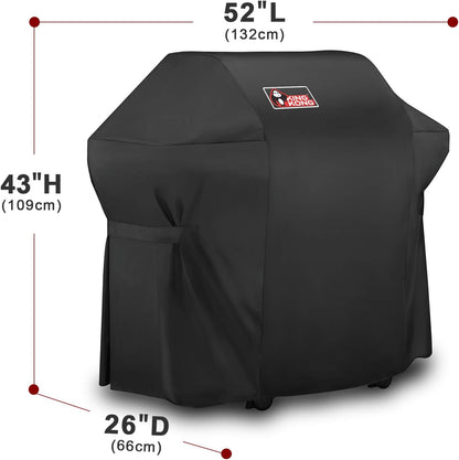 Kingkong 7106 Grill Cover for Weber Spirit 200 & 300 Series - Includes Brush, Tongs & Thermometer