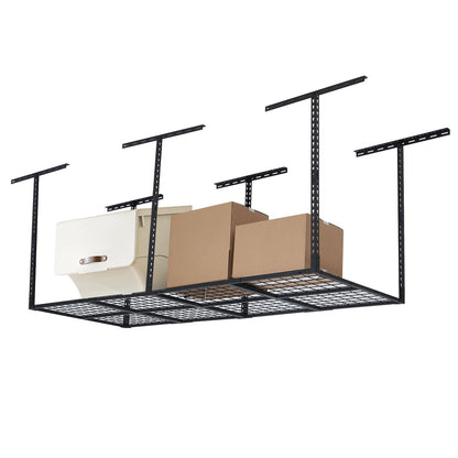 GarveeHome Garage Ceiling Storage Racks - Heavy Duty, 96'' * 36'', Adjustable Cold Rolled Steel Racks, 600 lb. Loading Weight Capacity