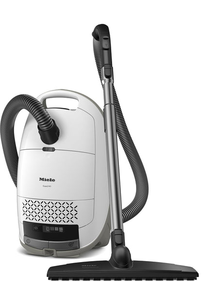 NEW Miele Guard M1 Parquet XL Hard Floor Bagged Canister Vacuum Cleaner with High Suction Power, Designed for Special Care of Hard Floors and Low-Pile Carpet, in Brilliant White