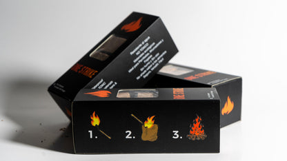 One Strike Fire Starters – Waterproof, Eco-Friendly Wood & Wax Cubes, 30+ Min Burn, for Camping, Grill, Fireplace & Fire Pit (125 Count)