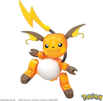 MEGA Pokémon Action Figure Building Toys for Kids Pikachu Evolution Set with 159 Pieces 3 Poseable Characters 8 Year Old Gift Idea