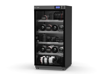 AUTENS Dehumidifying Dry Cabinet Box with Combination Lock,Digital Control Noiseless and Energy Saving,for Camera Lens,Electronic Equipment,Collectibles Storage,Temperature Humidity LED Screen (100L)
