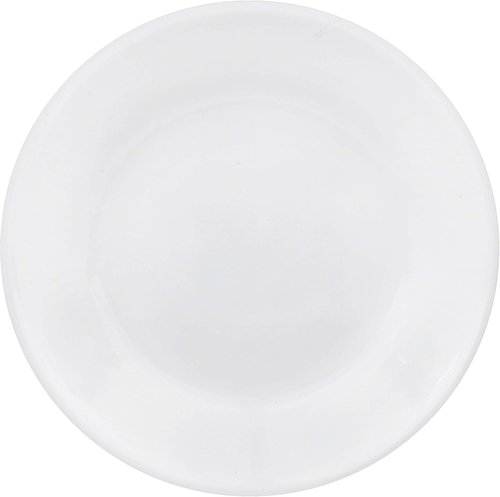 Corelle Vitrelle 6-Piece Salad Plate Set - Chip Resistant Triple Layer Glass | 6.75-Inch Winter Frost White