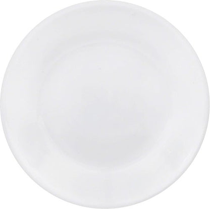 Corelle Vitrelle 6-Piece Salad Plate Set - Chip Resistant Triple Layer Glass | 6.75-Inch Winter Frost White