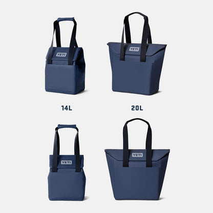 YETI Daytrip 20L Insulated Soft Cooler Tote Bag, ColdCell Flex Insulation, MagSnap Closure, External Pockets, Food Safe Lining, Classic Navy