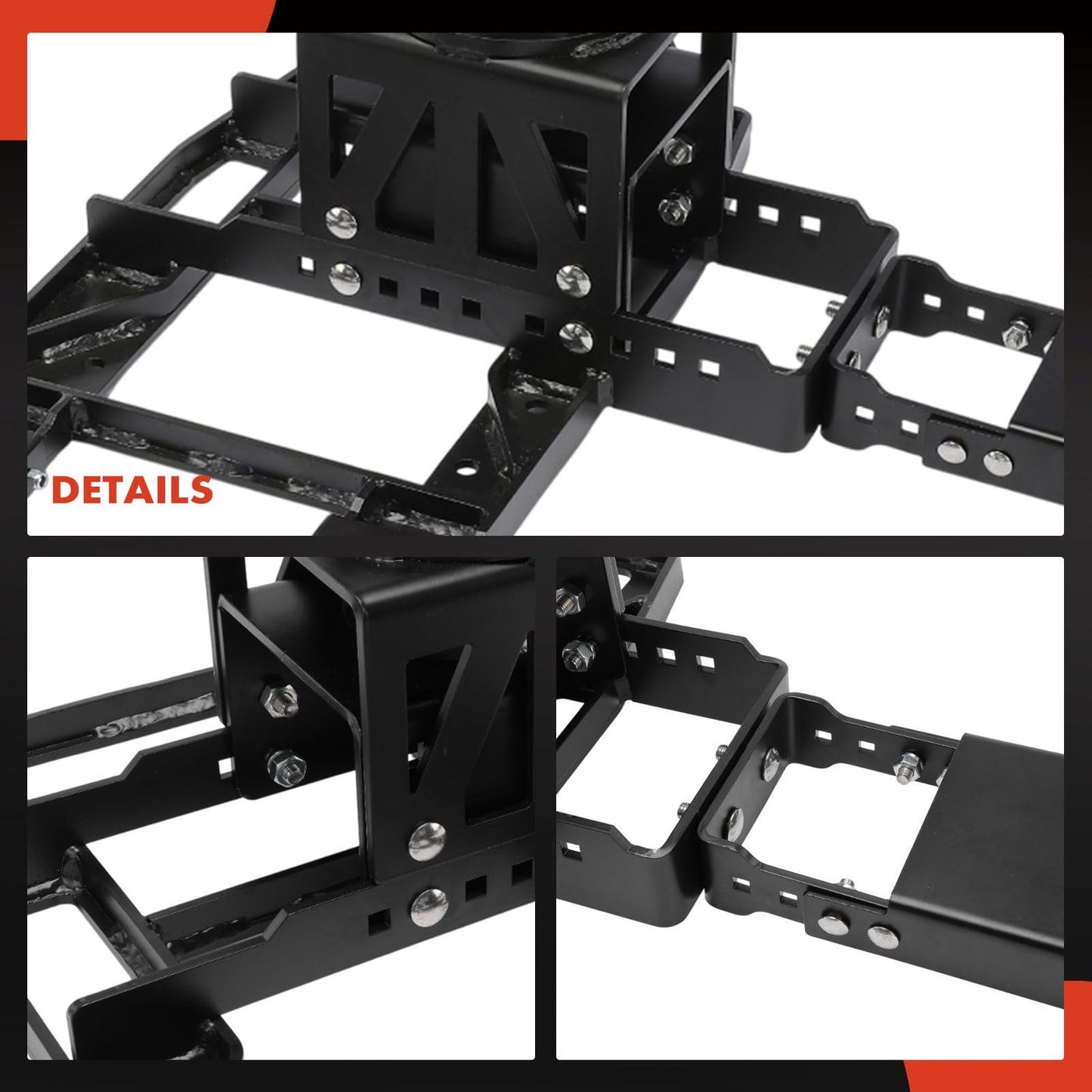 A-Premium Spare Tire Hoist Spare Tire Winch Carrier Compatible with Jeep Wrangler JL 2018 2019 2020 2021 2023 2024