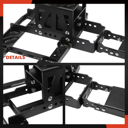 A-Premium Spare Tire Hoist Spare Tire Winch Carrier Compatible with Jeep Wrangler JL 2018 2019 2020 2021 2023 2024