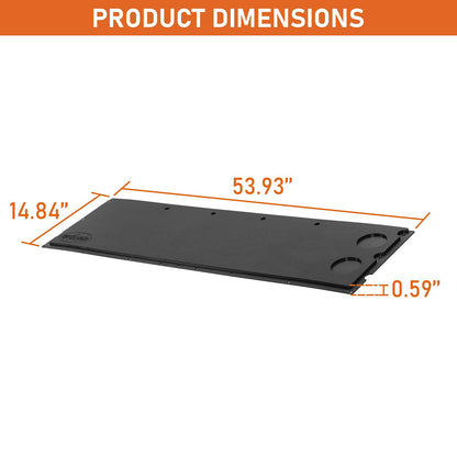 Hooke Road Tacoma Flat Tailgate Cover Panel Table Plate Pad for 2005-2023 Toyota Tacoma 2nd 3rd Gen, Tail Gate Camping Cutting Board - Black