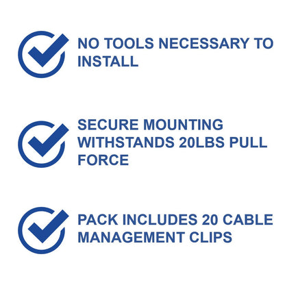 Legrand - OnQ 20 Inch Media Enclosure & Legrand - OnQ Cable Management Clips