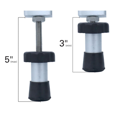 Extreme Max 3005.4309 BoatTector Aluminum PWC Cargo Rack/Cooler Holder (Welded) - Compatible with RotoPax Fuel Can Mounts
