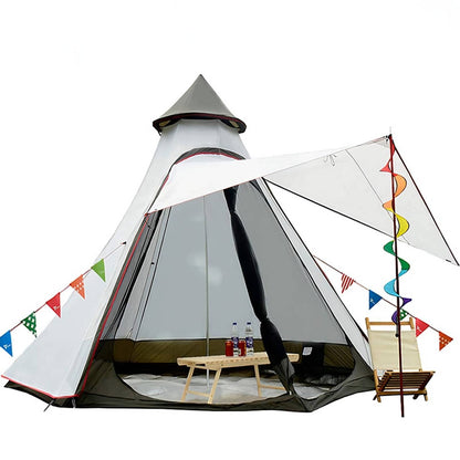 12'x10'x8'Dome Camping Tent 5-6 Person 4 Season Double Layers Waterproof Anti-UV Windproof Tents Family Outdoor Camping Tent