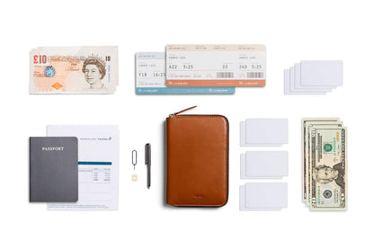 Bellroy Travel Folio (Passport & Travel Organizer, RFID Protected) - Caramel