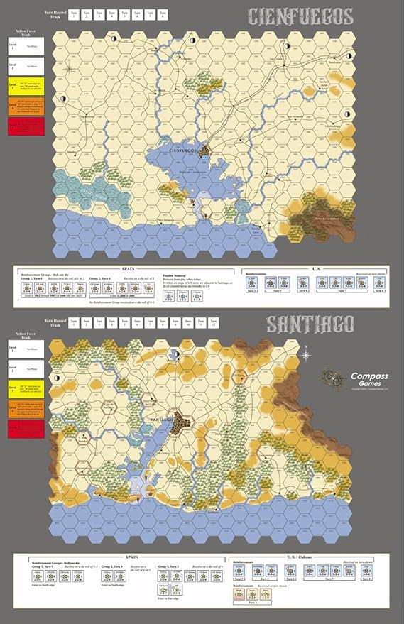 Compass Games 1126 The Spanish-American War 1898