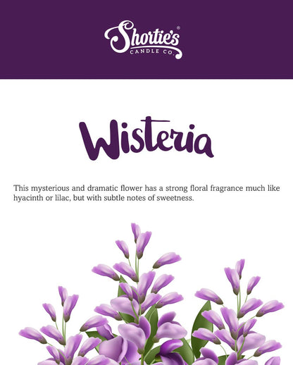 Shorties Candle Company Pure Wisteria Tealight Candles - 12 Pack, Highly Scented, Purple, Model 45133