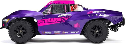 ARRMA RC Truck 1/10 FURY 2wd 223S BLX Brushless Short Course Truck RTR (Battery and Charger Not Included) with DSC Purple ARA3521T3