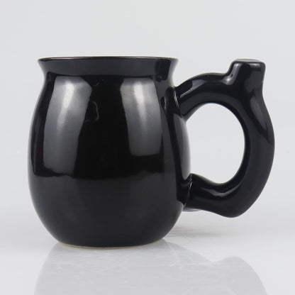 ISTOOLL Coffee Mug, Novelties Ceramic Cup Father's Day Gift, Black