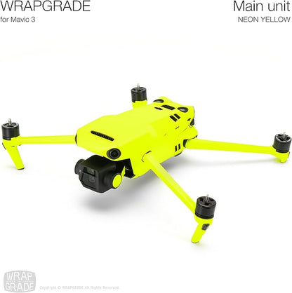 WRAPGRADE Skin Compatible with DJI Mavic 3 Pro (NEON Yellow)